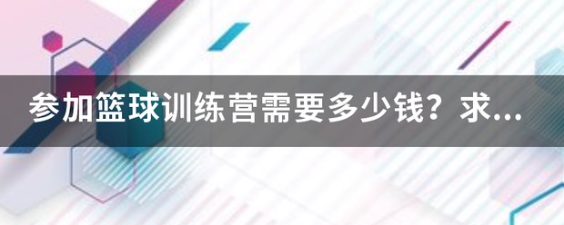 篮球训练营私教课收费多少